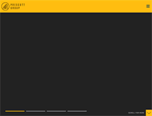 Tablet Screenshot of prescottgroup.com